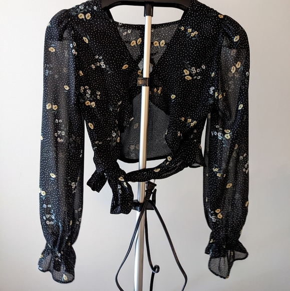 Cropped floral top - Picture 3 of 3